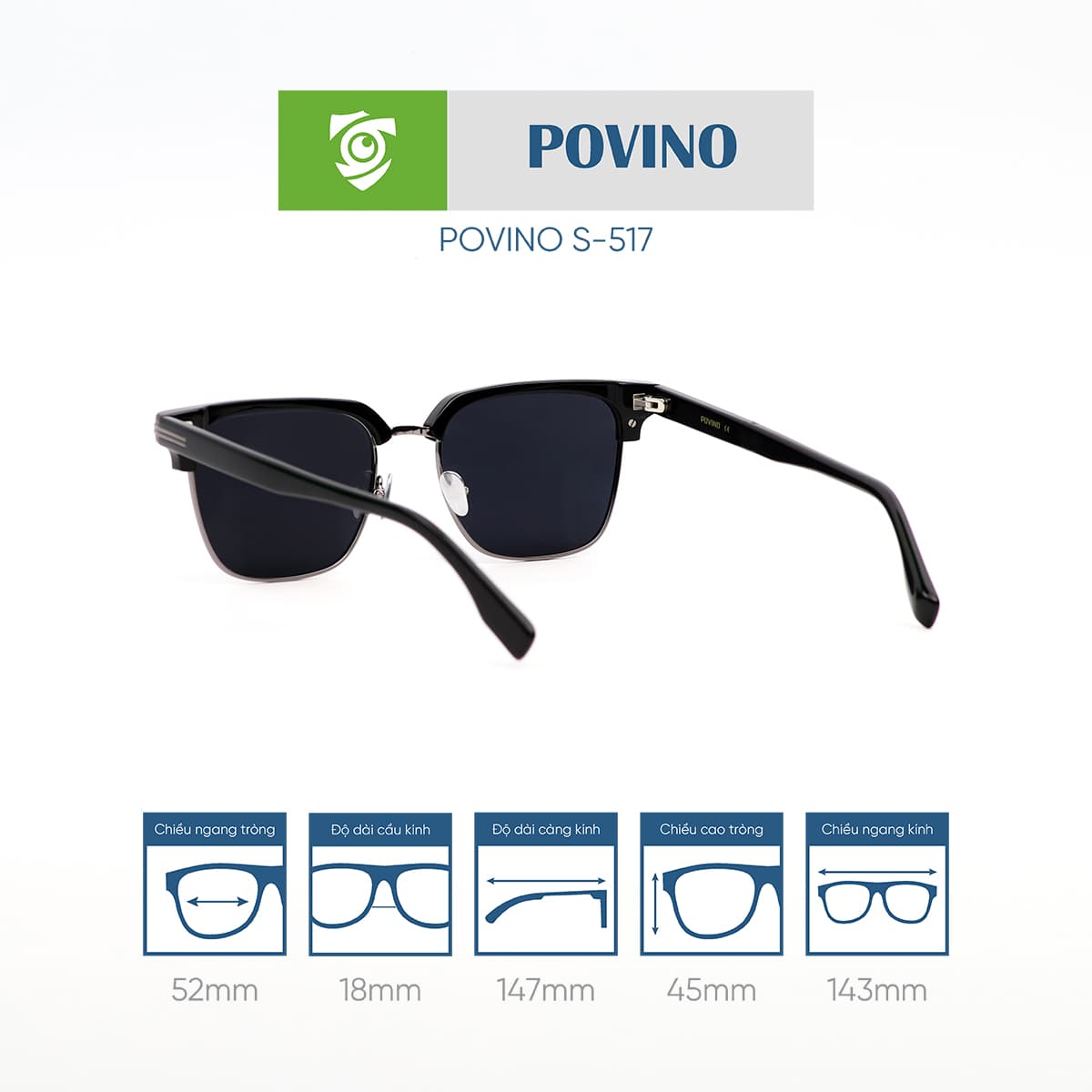 Kính mát POVINO S517 - Ảnh 10