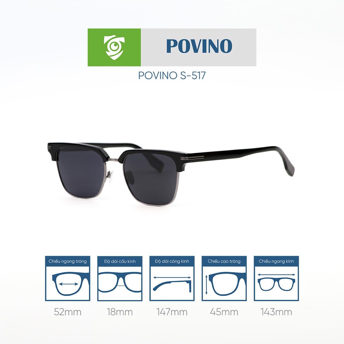 Kính mát POVINO S517 - Ảnh 9