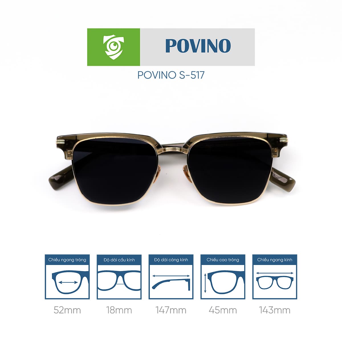 Kính mát POVINO S517 - Ảnh 5