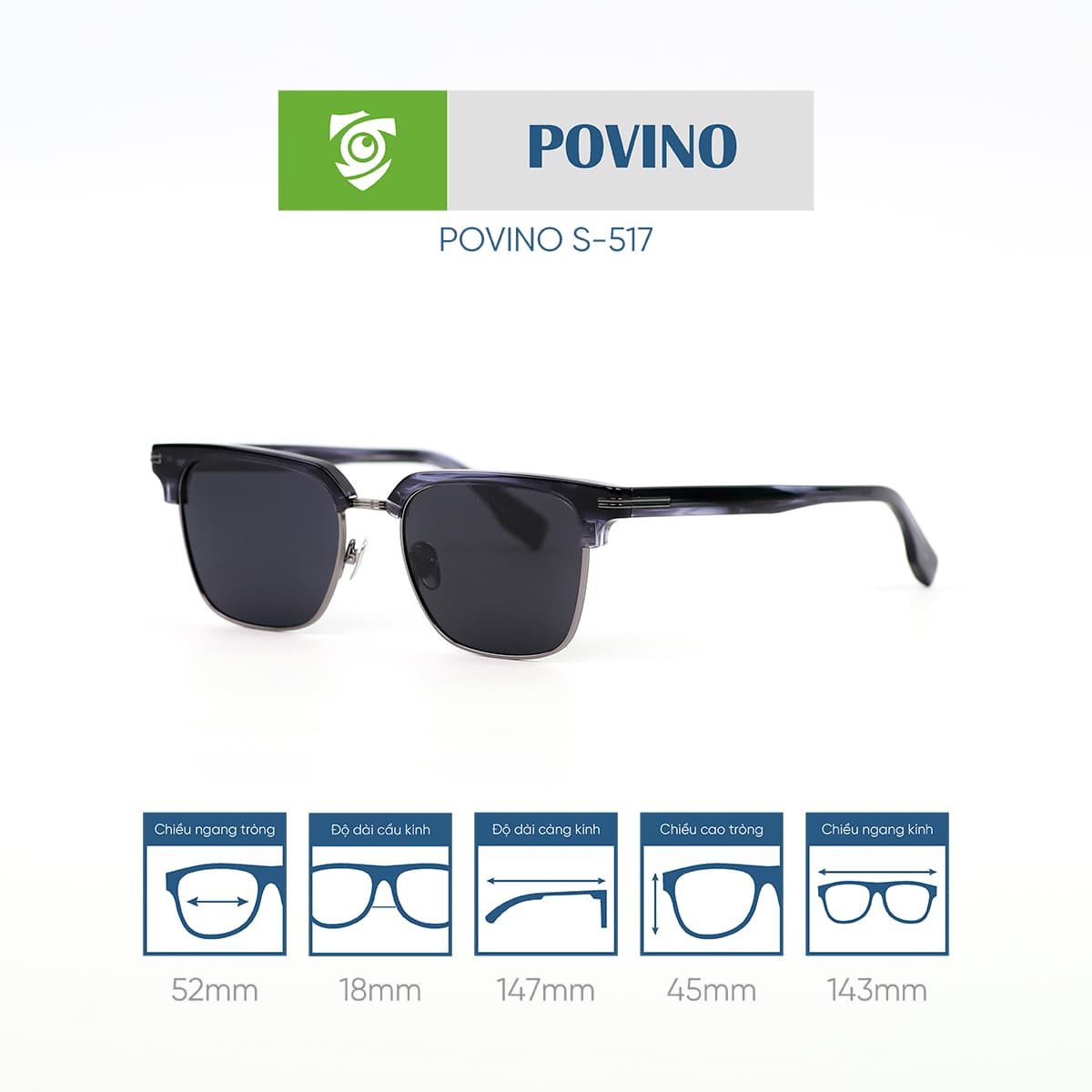 Kính mát POVINO S517 - Ảnh 3