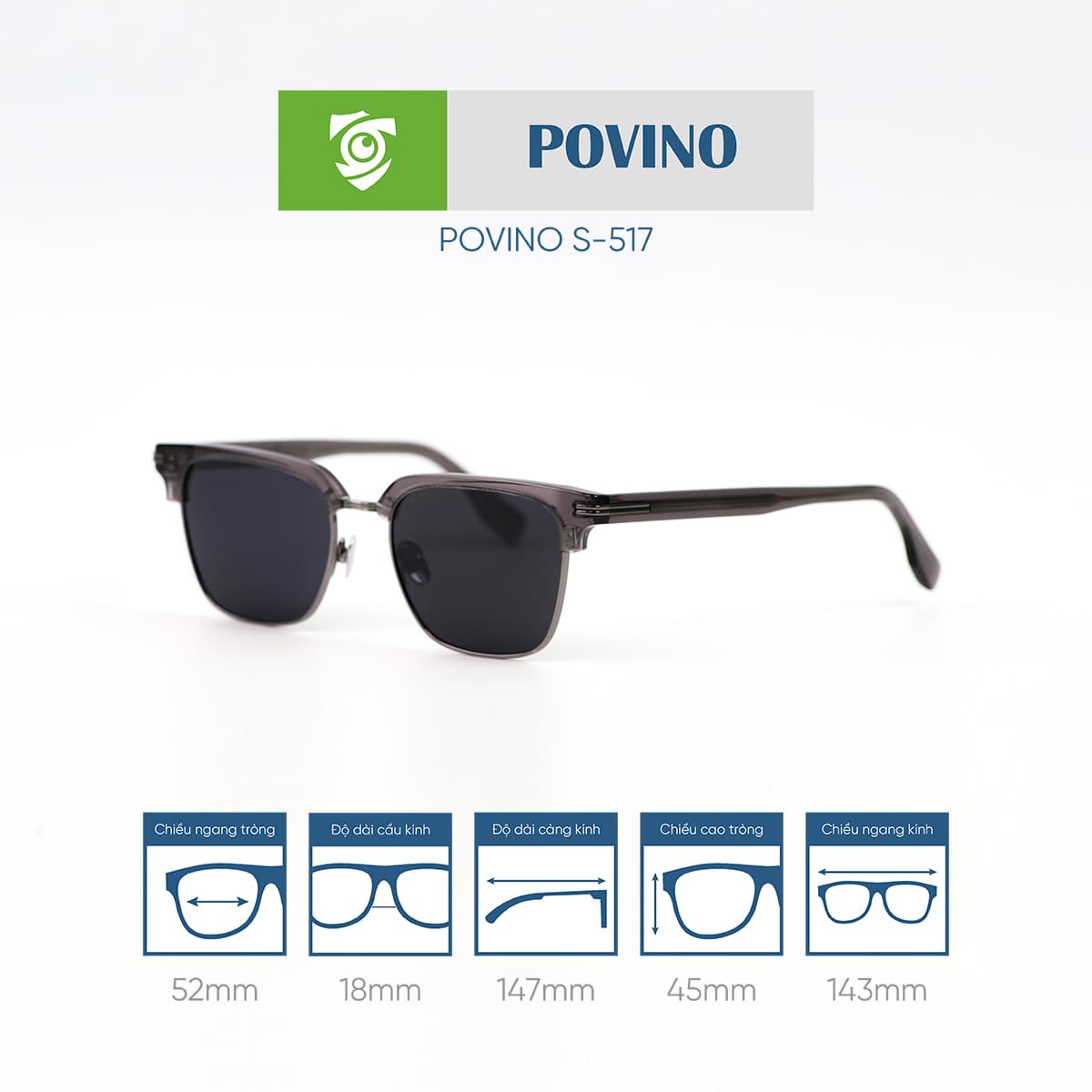 Kính mát POVINO S517 - Ảnh 7