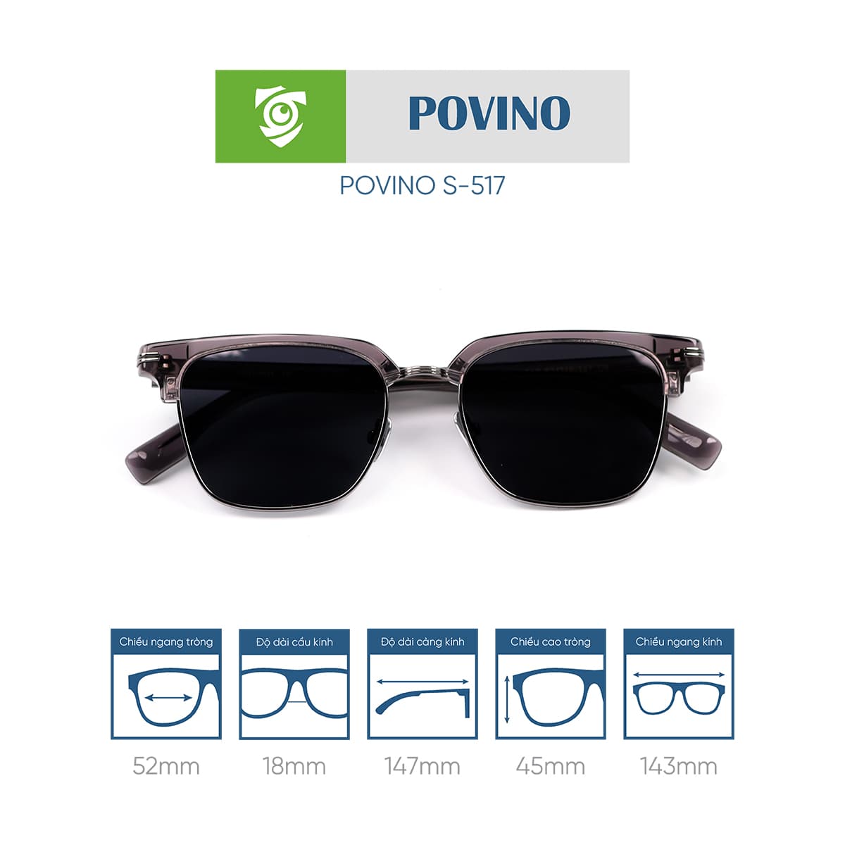 Kính mát POVINO S517 - Ảnh 6