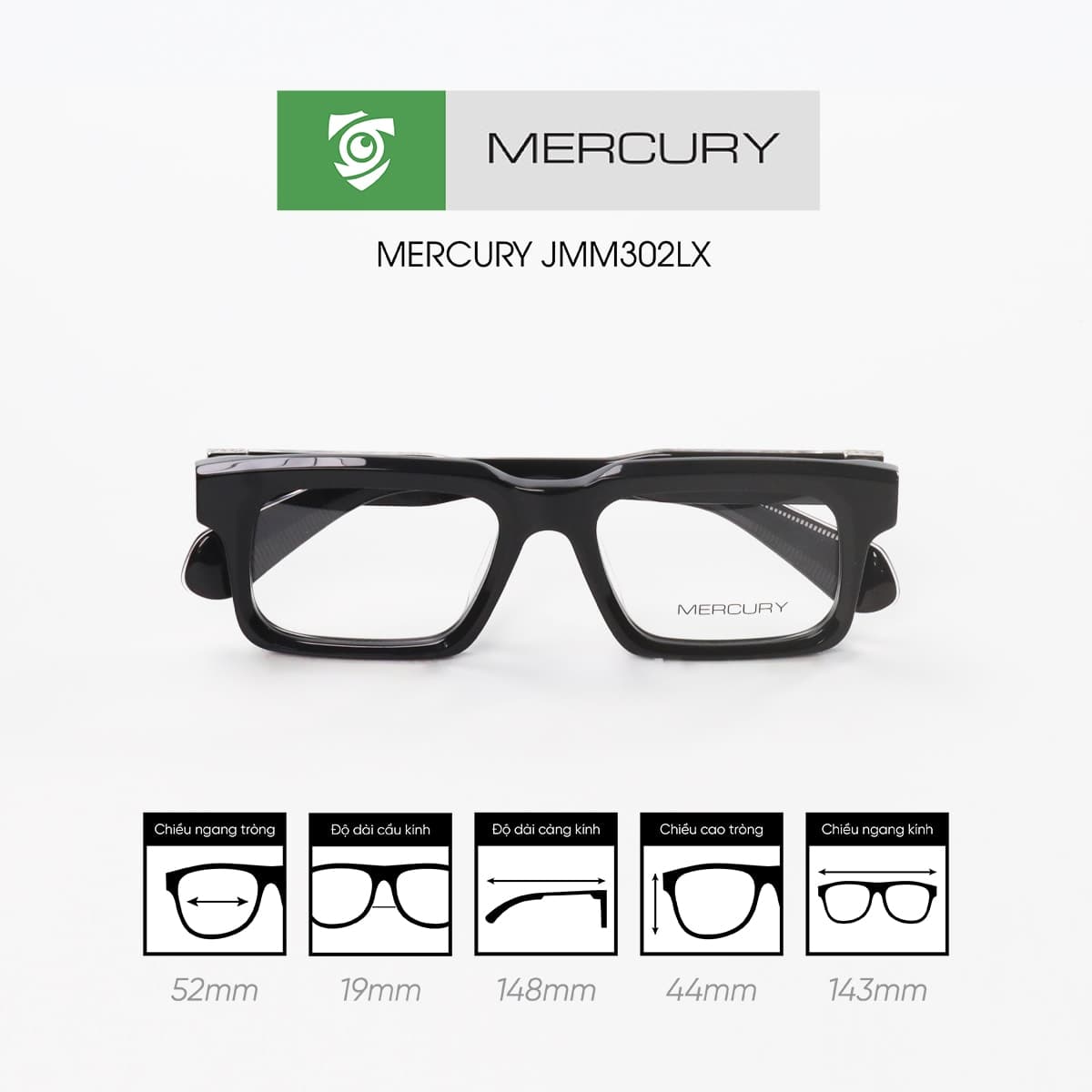 Gọng kính MERCURY JMM302LX - Ảnh 4