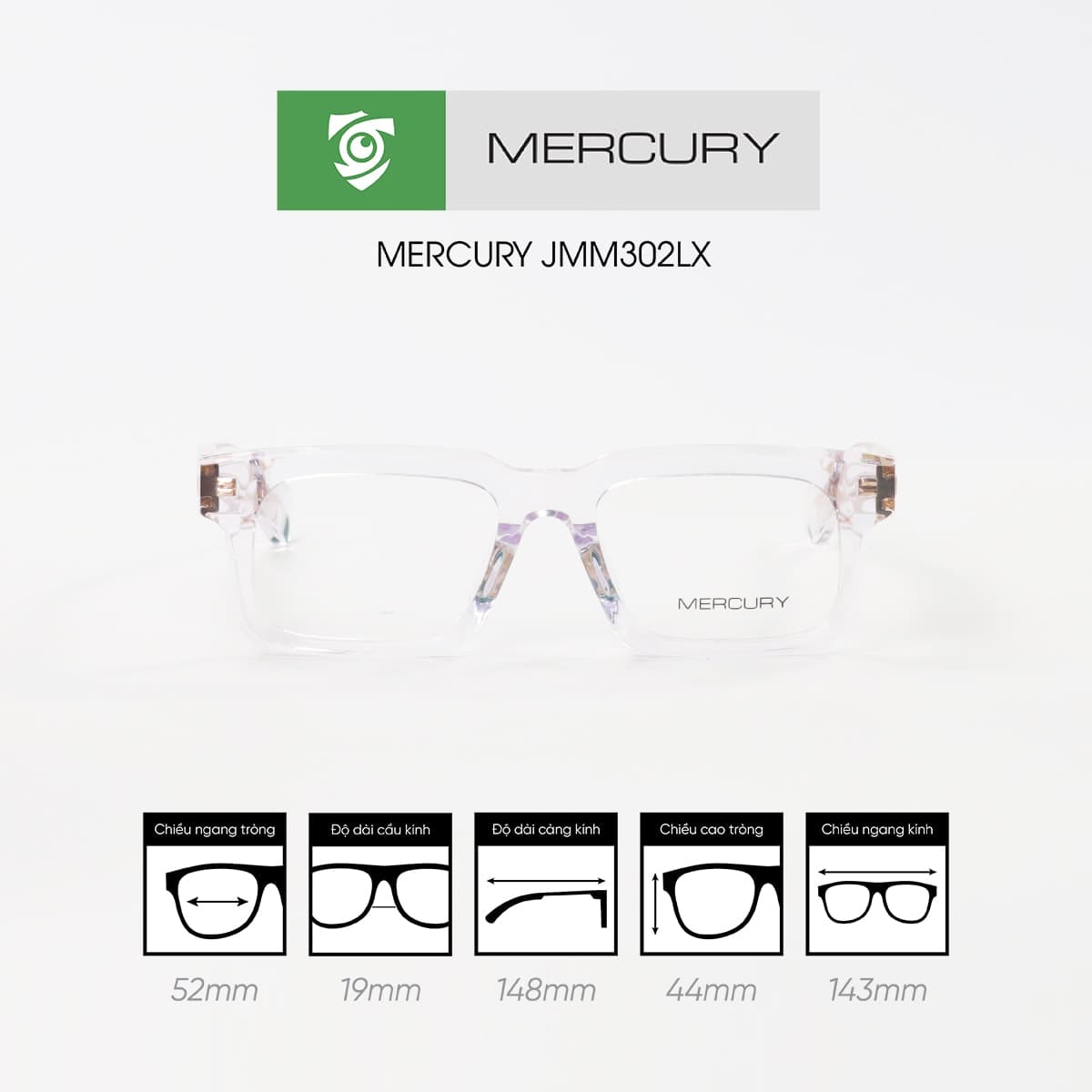 Gọng kính MERCURY JMM302LX - Ảnh 5
