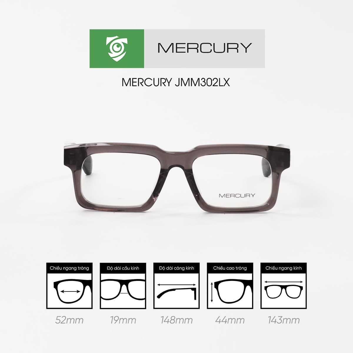 Gọng kính MERCURY JMM302LX - Ảnh 6