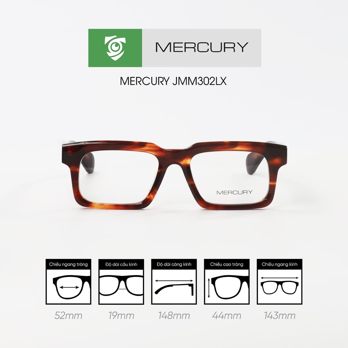 Gọng kính MERCURY JMM302LX - Ảnh 7