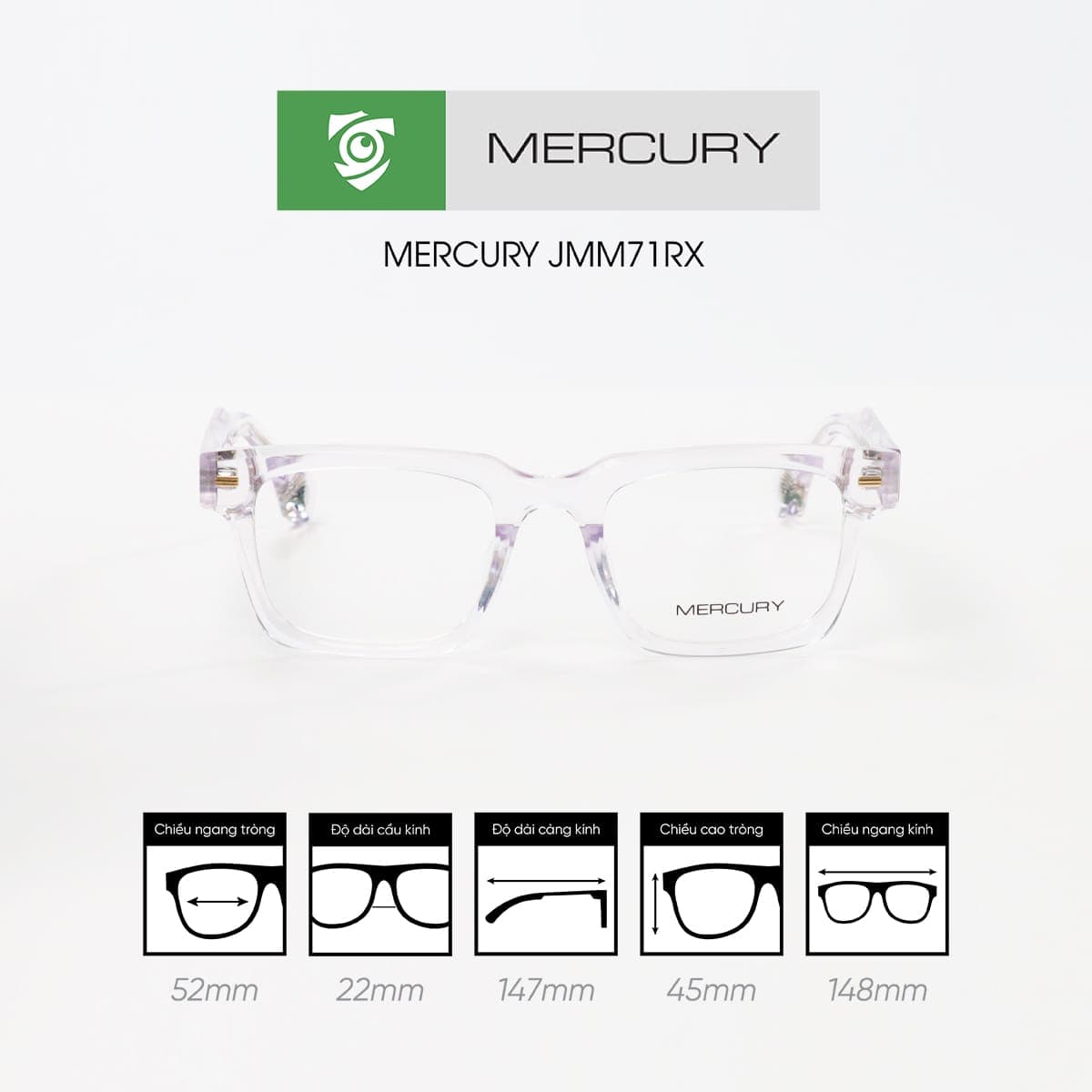 Gọng kính MERCURY JMM71RX - Ảnh 5