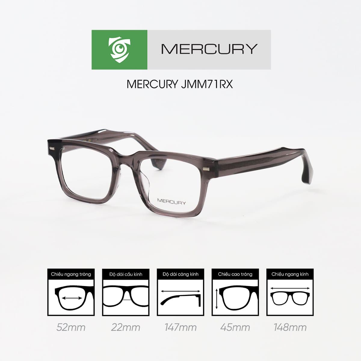 Gọng kính MERCURY JMM71RX - Ảnh 8