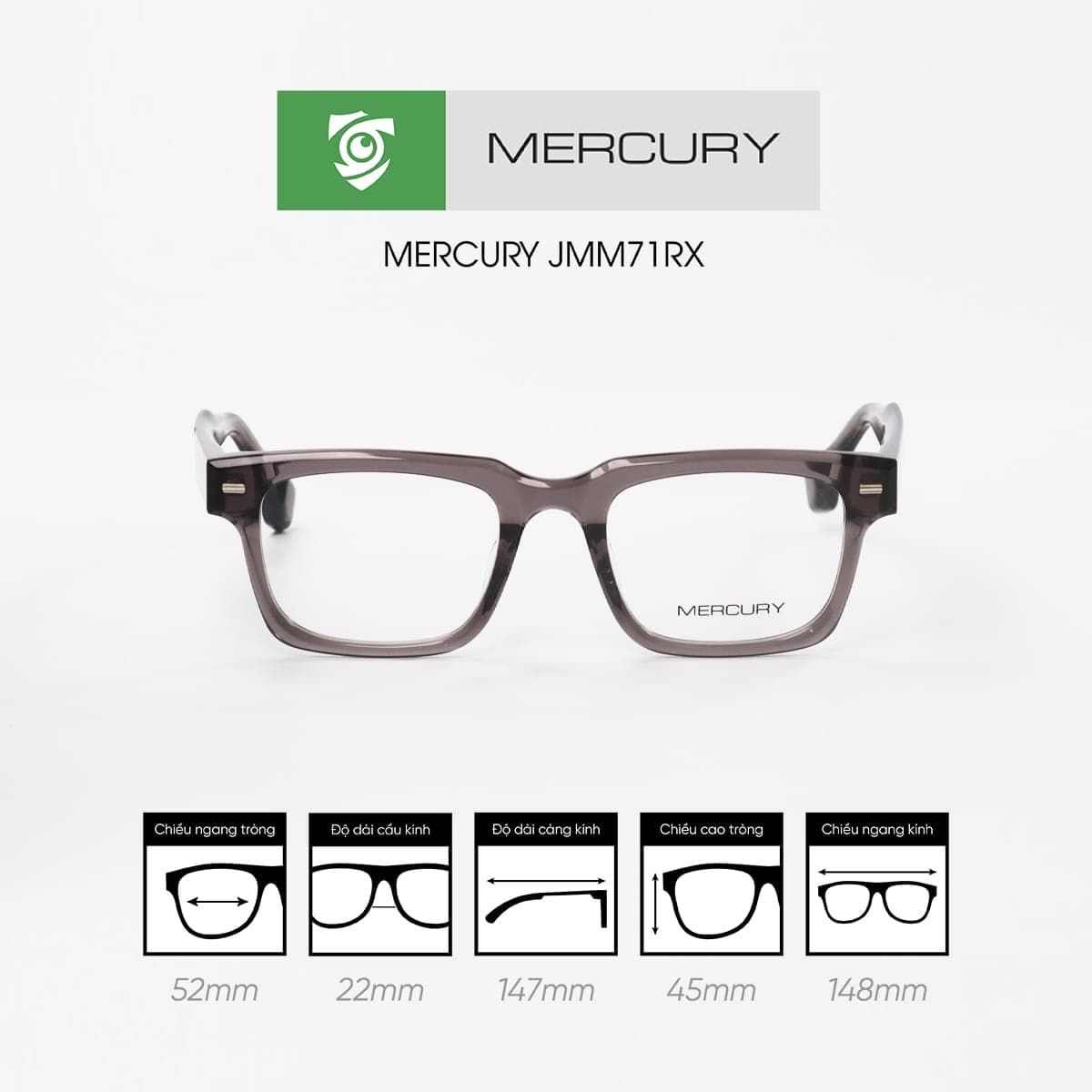 Gọng kính MERCURY JMM71RX - Ảnh 7