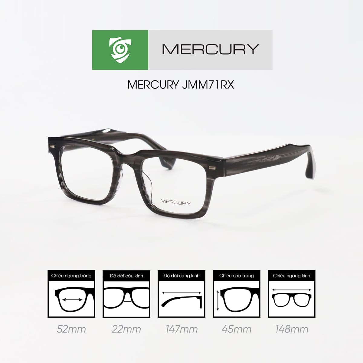 Gọng kính MERCURY JMM71RX - Ảnh 10