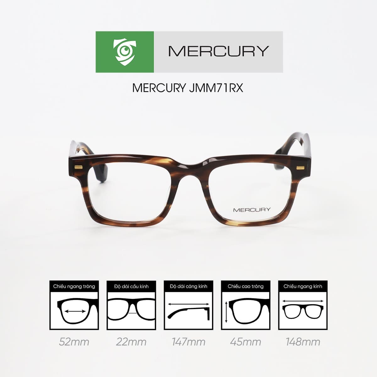 Gọng kính MERCURY JMM71RX - Ảnh 11