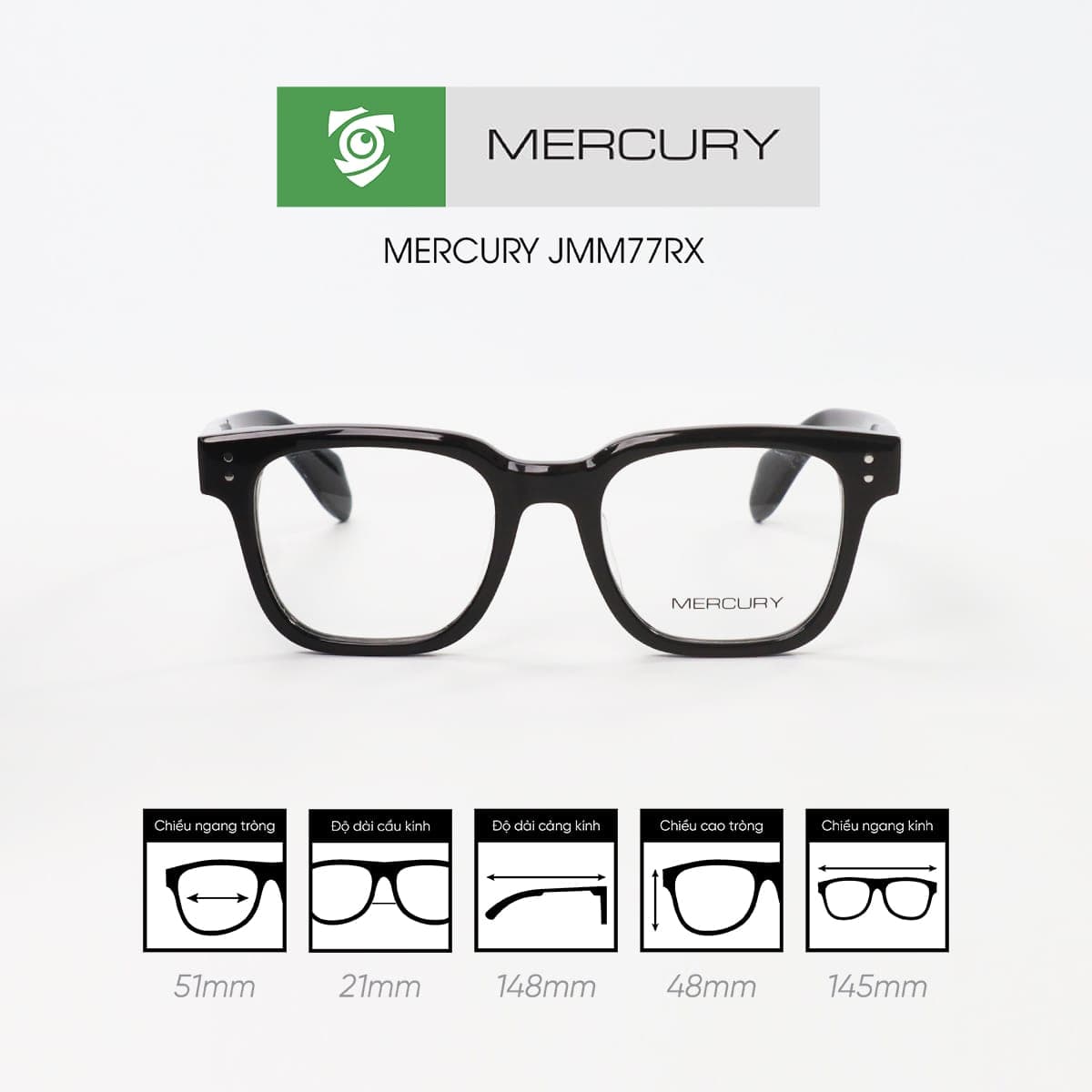 Gọng kính MERCURY JMM77RX - Ảnh 2