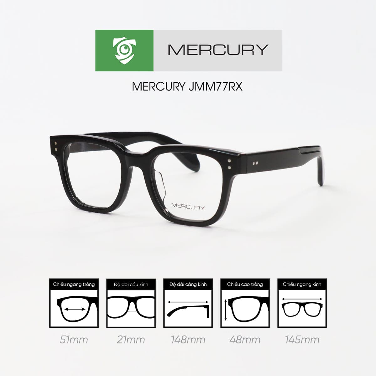 Gọng kính MERCURY JMM77RX - Ảnh 3