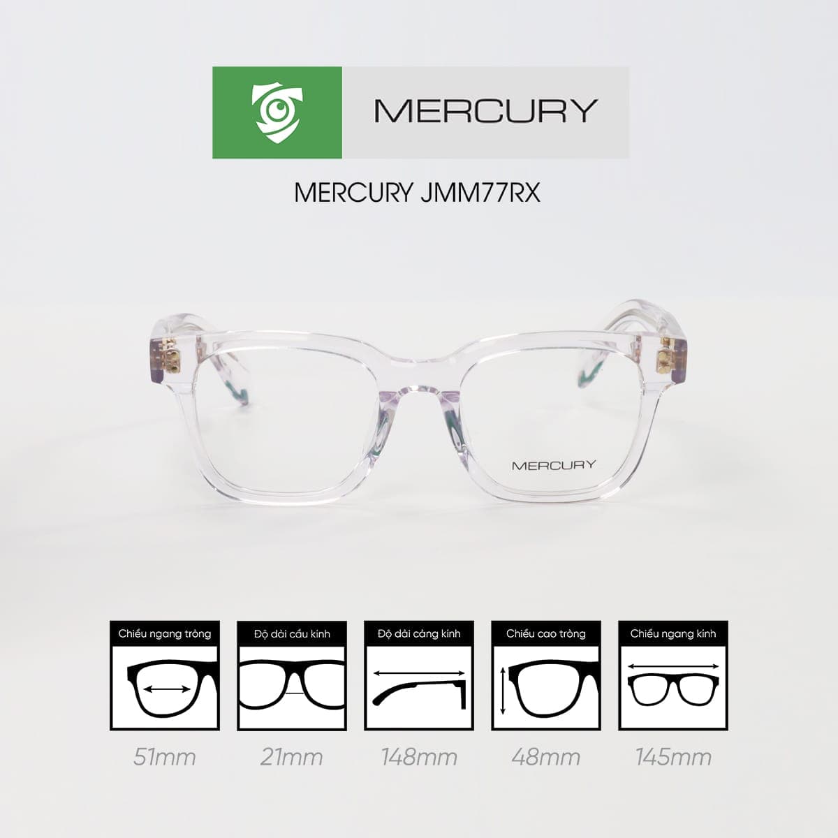 Gọng kính MERCURY JMM77RX - Ảnh 4