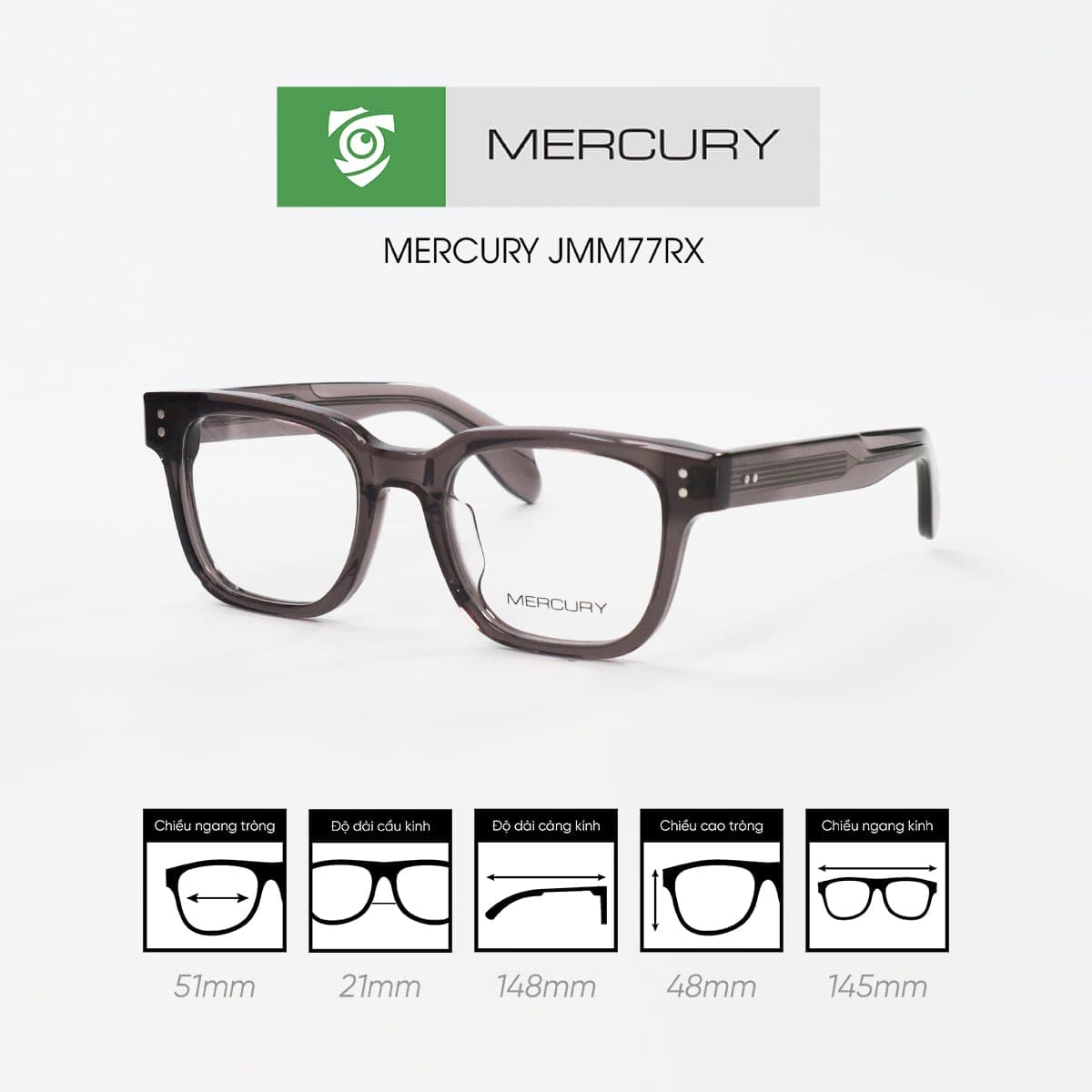 Gọng kính MERCURY JMM77RX - Ảnh 7