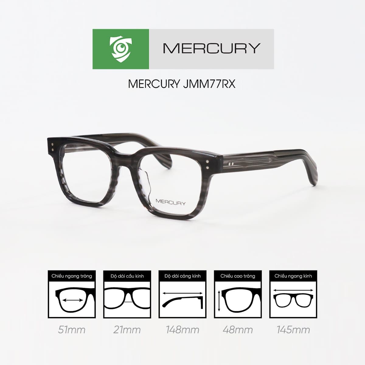 Gọng kính MERCURY JMM77RX - Ảnh 9