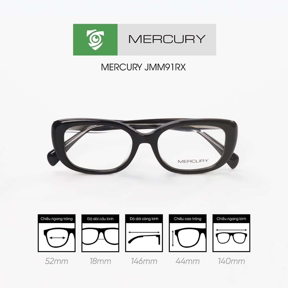 Gọng kính MERCURY JMM91RX - Ảnh 4