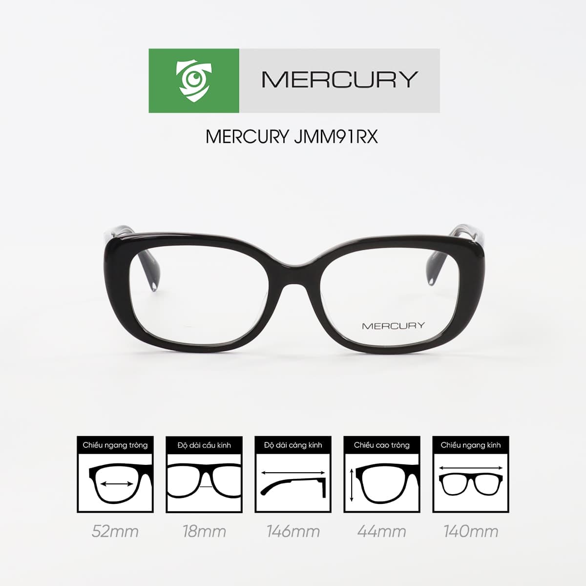 Gọng kính MERCURY JMM91RX - Ảnh 9
