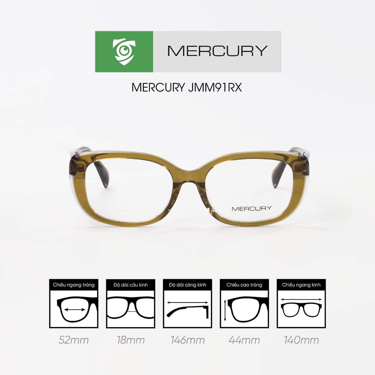 Gọng kính MERCURY JMM91RX - Ảnh 5