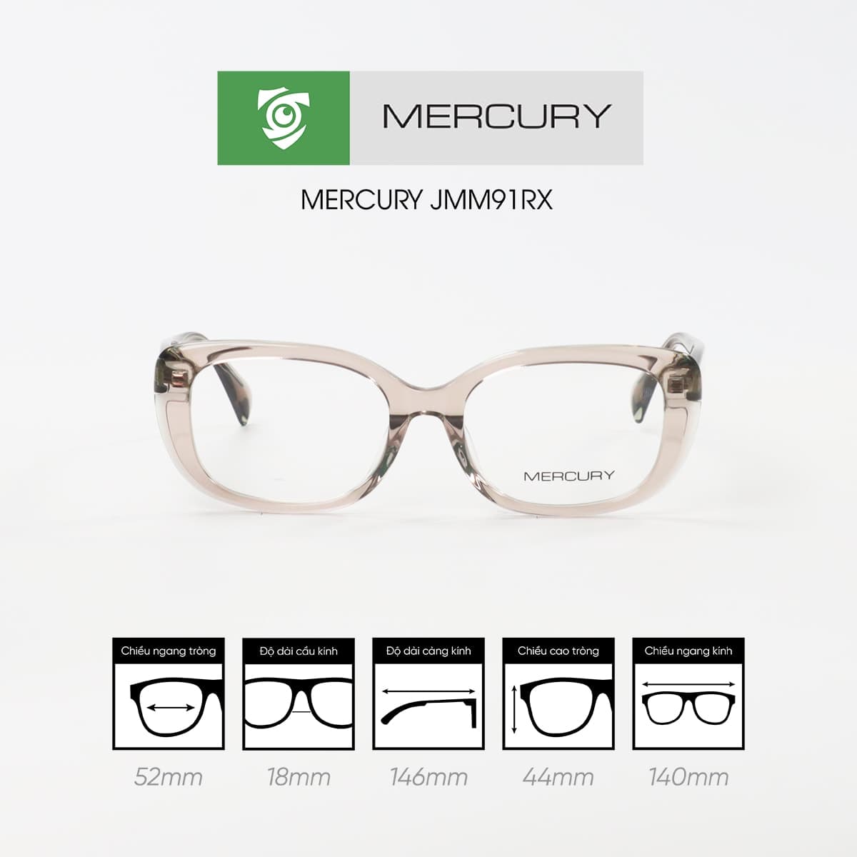 Gọng kính MERCURY JMM91RX - Ảnh 7
