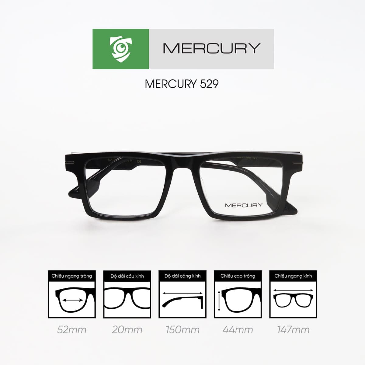 Gọng kính MERCURY 529 - Ảnh 4