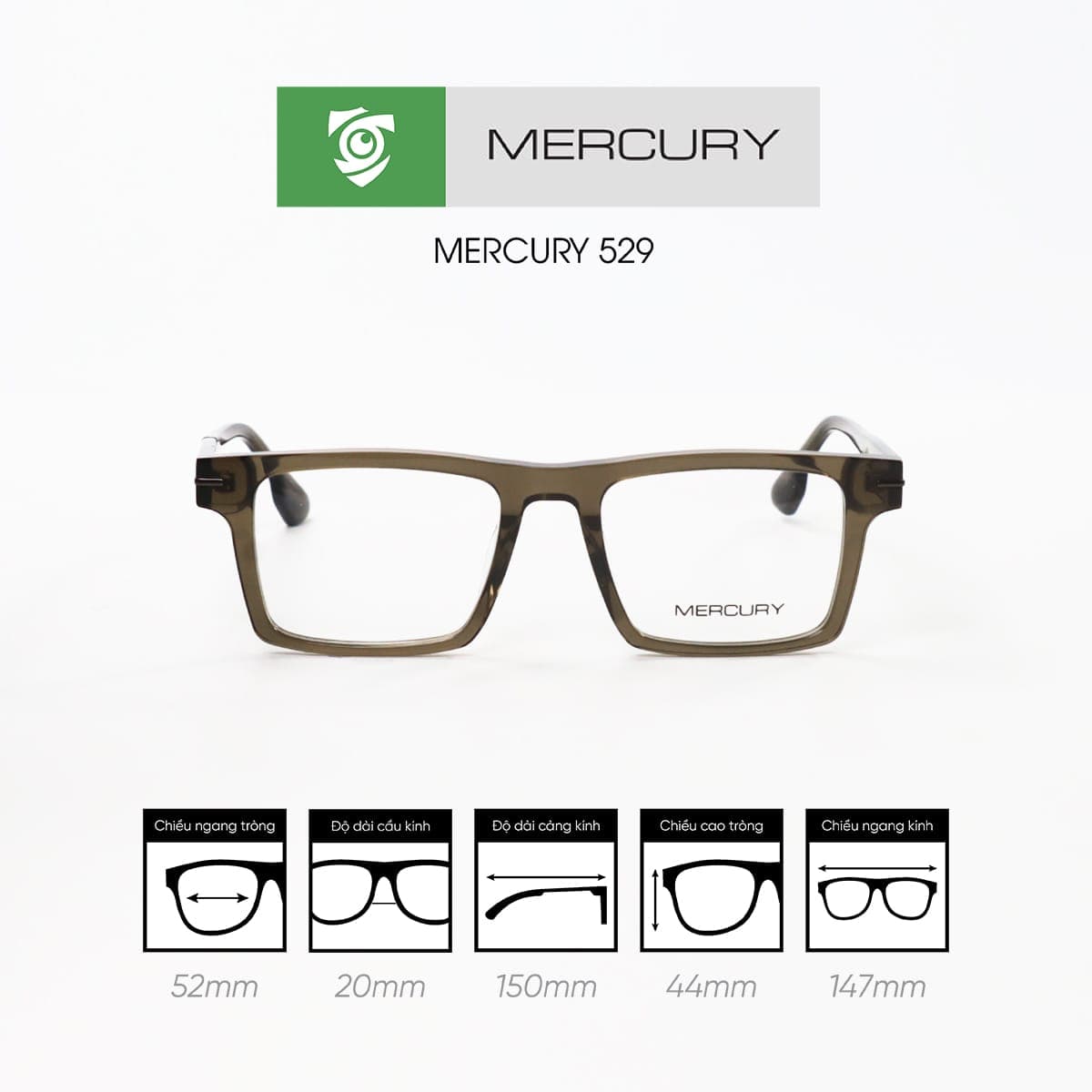 Gọng kính MERCURY 529 - Ảnh 9