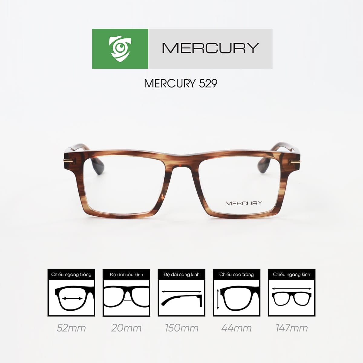 Gọng kính MERCURY 529 - Ảnh 7