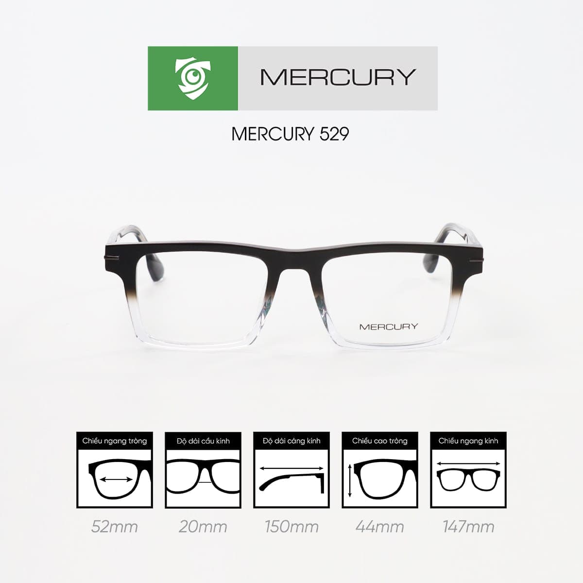 Gọng kính MERCURY 529 - Ảnh 5