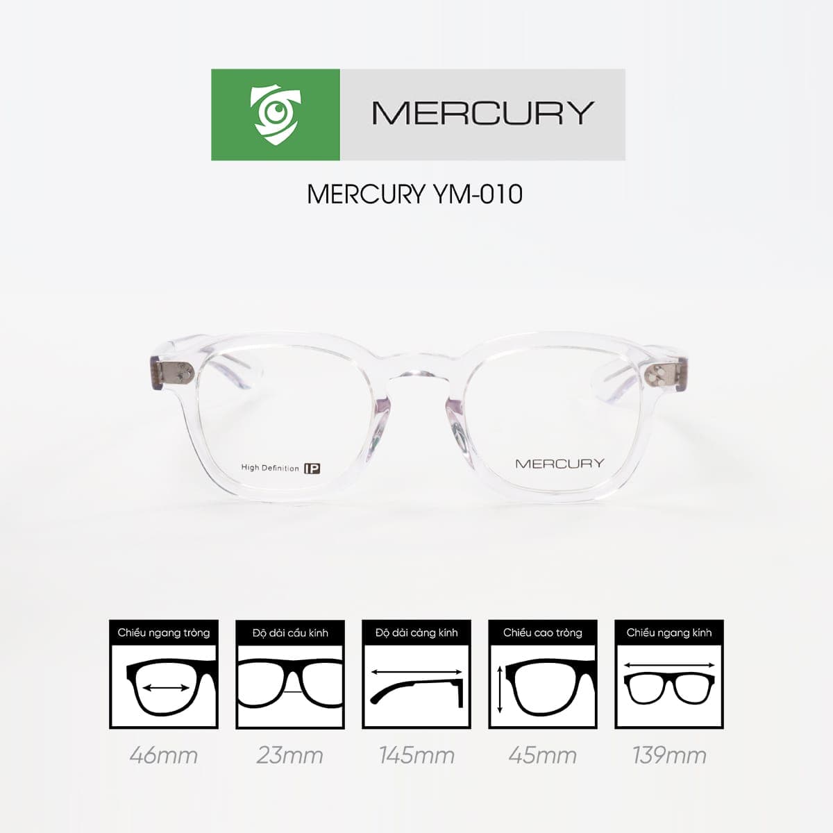 Gọng kính MERCURY YM010