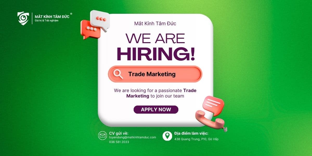 [Tuyển Dụng] Trade Marketing Executive / Specialist (3+ năm kinh nghiệm)