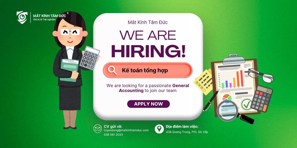 Tuyển dụng: KẾ TOÁN TỔNG HỢP