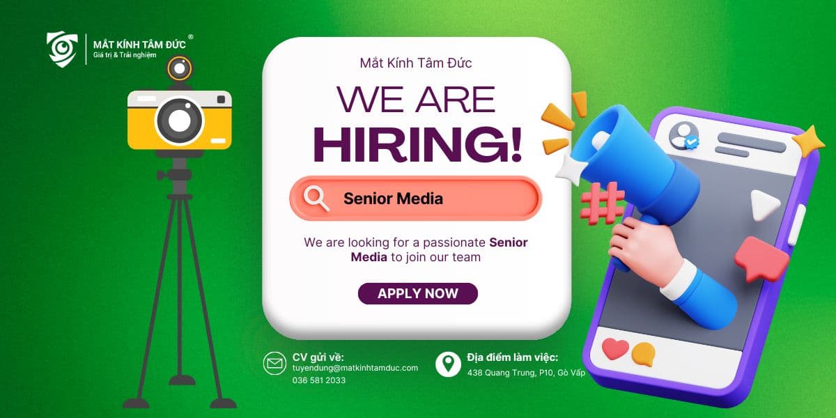 Tuyển dụng: Nhân viên Media (Chụp ảnh – Quay dựng video)