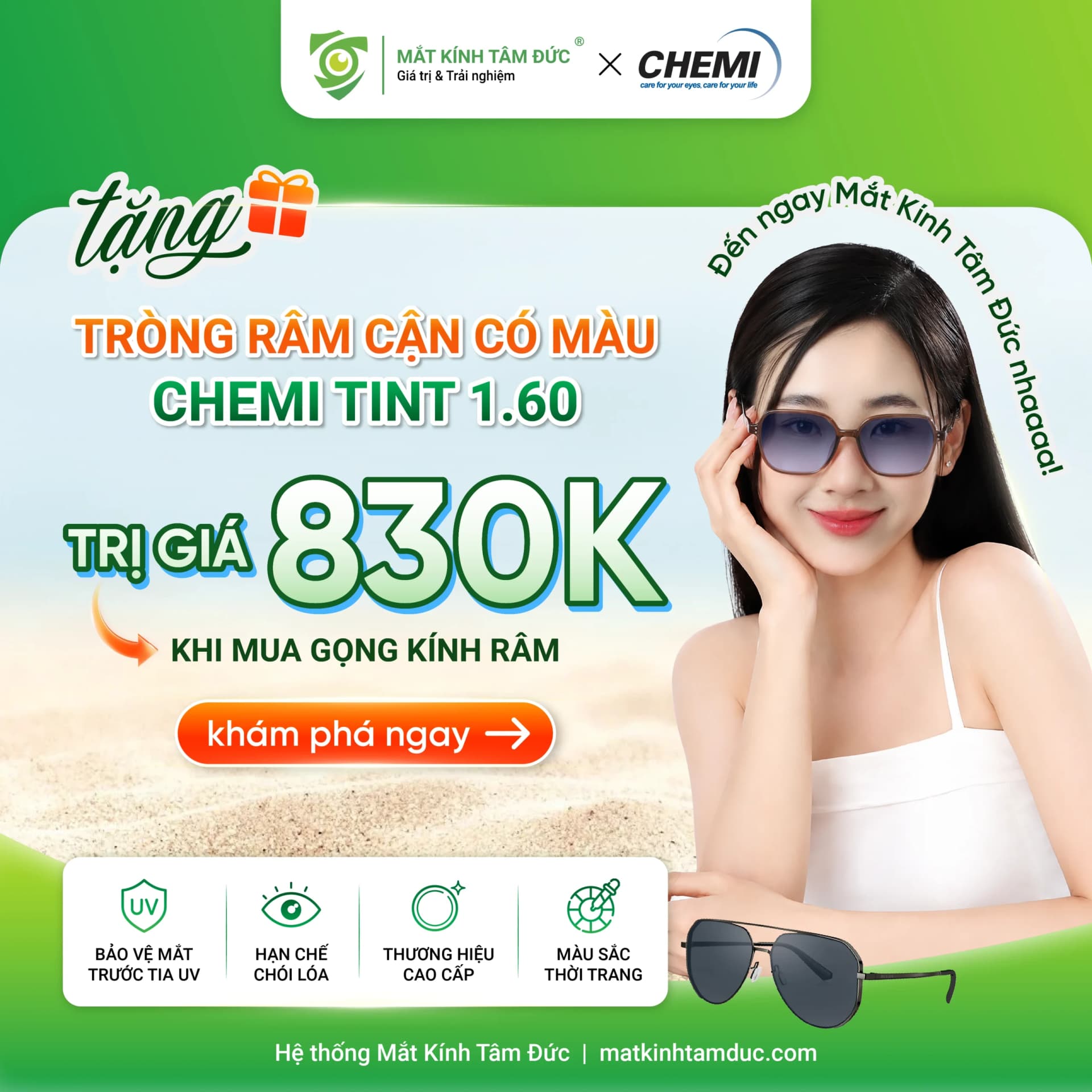 Chương trình khuyến mãi kính mát
