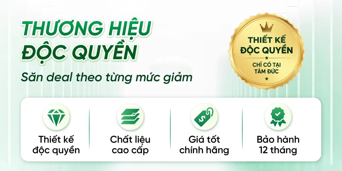 Thương hiệu độc quyền — chỉ có tại Mắt Kính Tâm Đức
