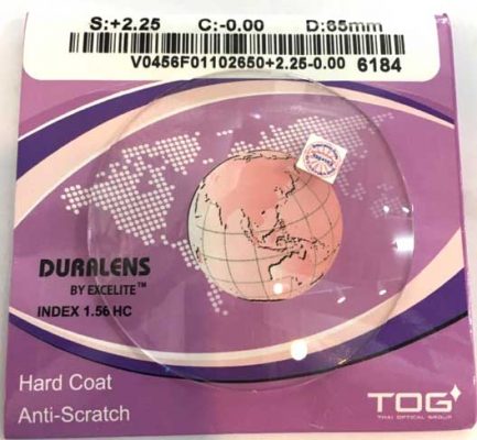 Tròng kính giảm trầy xước TOG - Thái lan