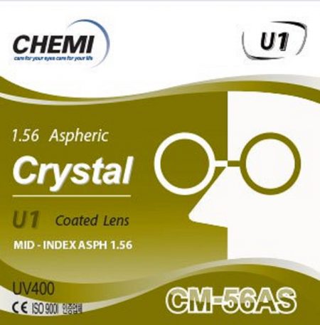 Tròng kính Chemi ASP Crystal U1 Coated 1.56