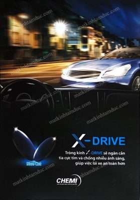 Đánh bật mọi tia UV và tia ánh sáng xanh có hại cho mắt với chemi X-drive