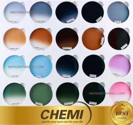 Kính Râm Cận chính hãng Chemi Hàn Quốc có 20 màu tiêu chuẩn