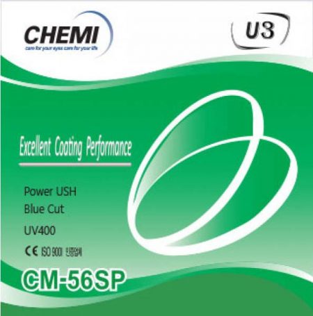 Tròng kính Chemi Crystal U3 Blue Cut 1,56