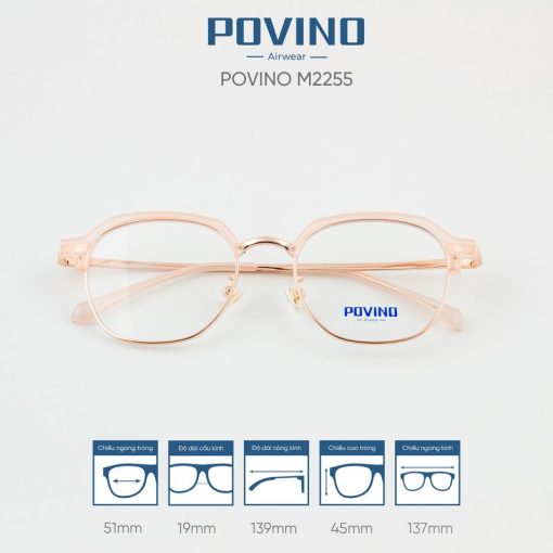 Gọng kính POVINO M2255 - Hình ảnh 3
