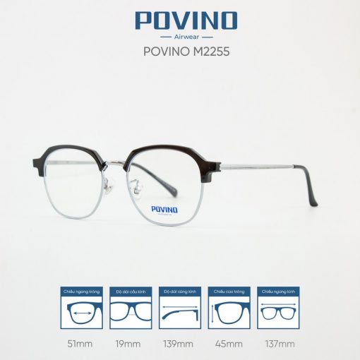 Gọng kính POVINO M2255 - Hình ảnh 11
