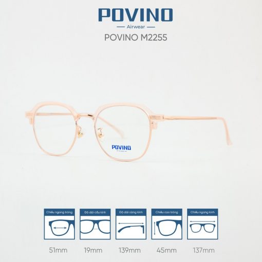 Gọng kính POVINO M2255 - Hình ảnh 7