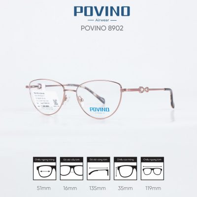 Gọng kính POVINO ST8902