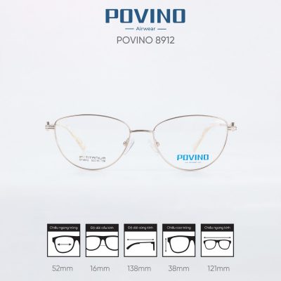 Gọng kính POVINO ST8912
