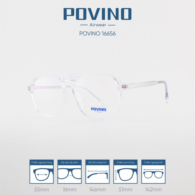 Gọng kính POVINO PO16656