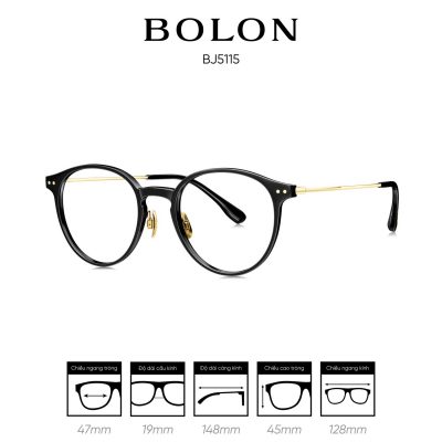 Gọng kính BOLON BJ5115 màu đen