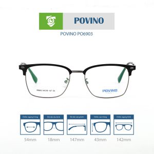 Gọng kính POVINO PO6903