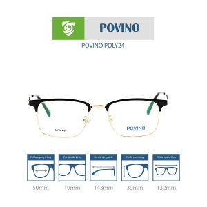 Gọng kính POVINO POLY24