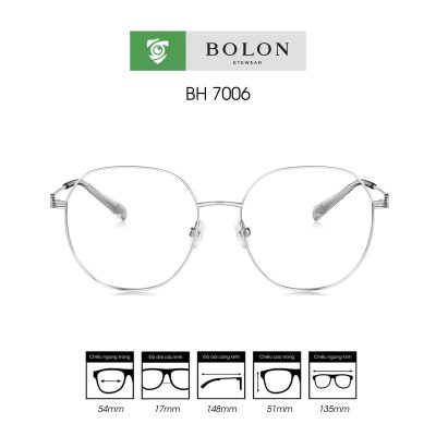 Gọng kính BOLON BH7006 màu bạc