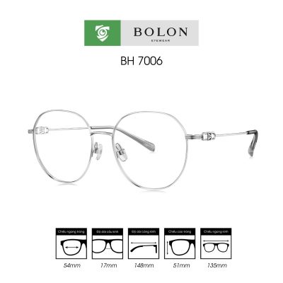 Gọng kính BOLON BH7006 màu bạc